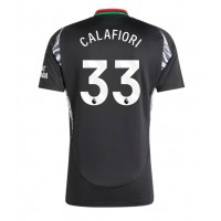 Camisa de time de futebol Arsenal Riccardo Calafiori #33 Replicas 2º Equipamento 2024-25 Manga Curta